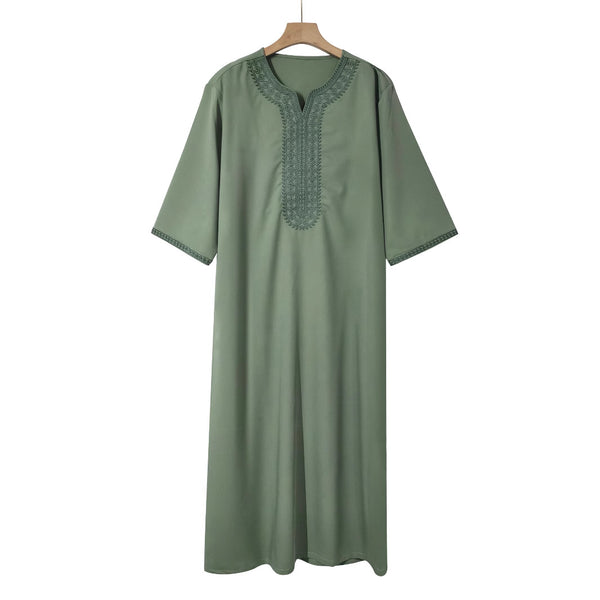 Túnica Suelta Islámica para Hombre - Ropa Tradicional Oriente Medio