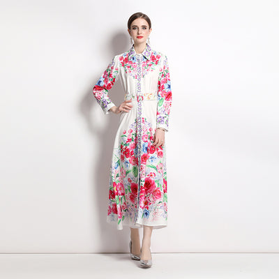 Vestido Elegante Estampado para Vacaciones - Image 7