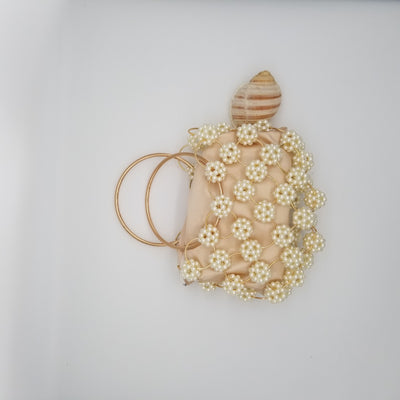 Bolso Bucket Tejido a Mano con Perlas - Diseño Casual y Elegante - Image 7