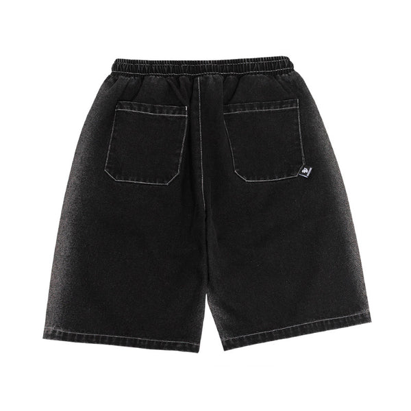 Shorts Denim Tie Dye Retro Casual Deportivo Americano