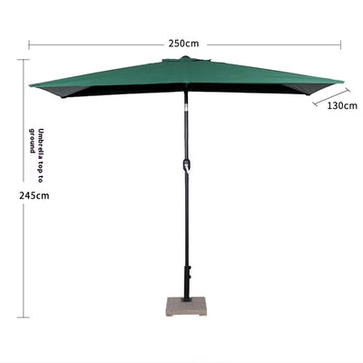 Sombrilla Rectangular Impermeable para Terraza y Patio - Protección Solar 4 Esquinas - Image 11