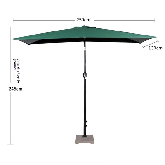 Sombrilla Rectangular Impermeable para Terraza y Patio - Protección Solar 4 Esquinas - Image 11