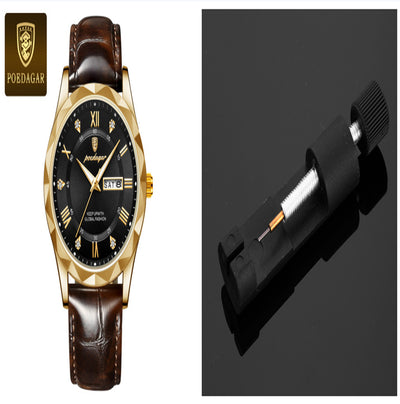 Reloj de Pulsera de Cuarzo Luxury para Hombre con Correa de Cuero - Image 48