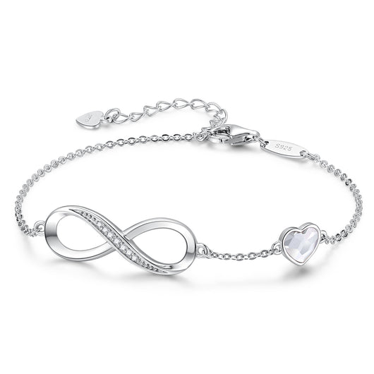 Pulsera de Plata Esterlina para Mujer - Amor Eterno Minimalista - Image 9