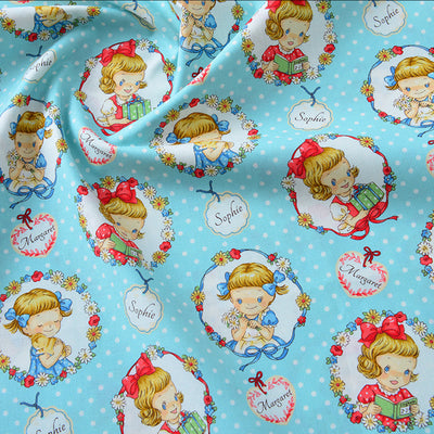Tela de Algodón Estampada con Diseños Florales y Caricaturas - Image 48
