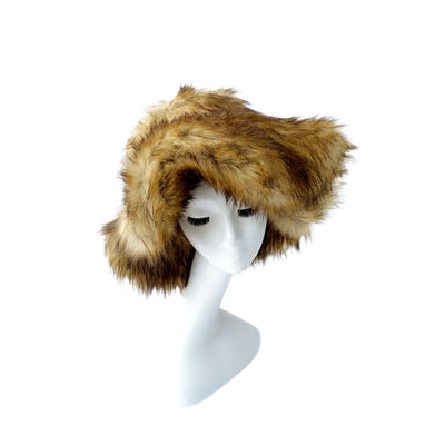 Gorro Punk de Piel de Mapache Grueso - Abrigo Ecológico para Otoño e Invierno - Image 39