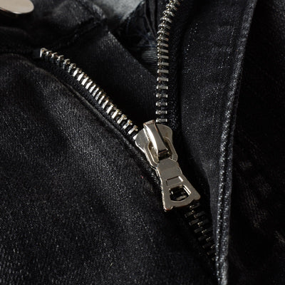Jeans Gris Vintage Desgastado High Street Hipster - Image 8