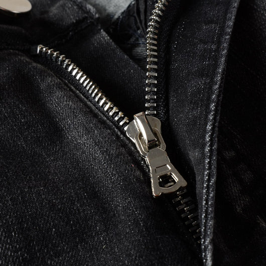 Jeans Gris Vintage Desgastado High Street Hipster - Image 8