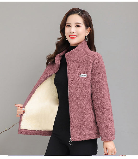 Abrigo Térmico para Mujer Adulta - Chaqueta Acolchada de Algodón con Forro Polar - Image 17
