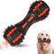Juguete Masticable Indestructible para Perros Grandes - Forma Mancuerna con Sonido