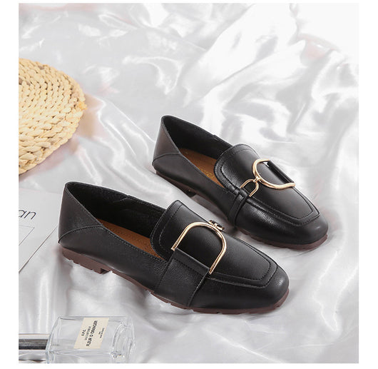 Zapatos de Cuero Británicos Clásicos con Punta Cuadrada y Suela Blanda - Image 15