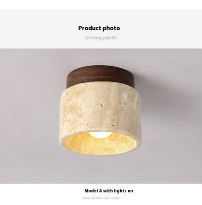 Lámpara de Techo Moderna Minimalista Negra y Amarilla - Image 18