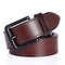 Cinturón de Cuero para Hombre Hebilla Simple Elegante