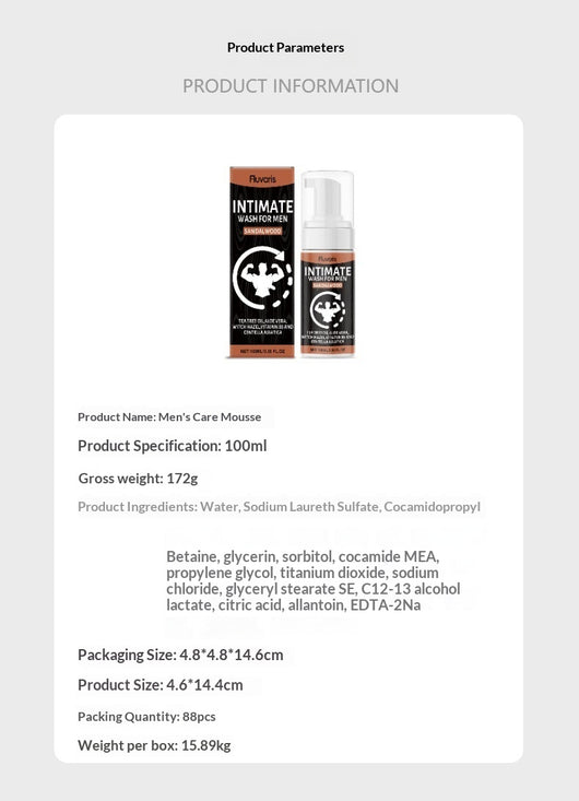 Espuma Limpiadora Suave para el Cuidado Masculino - Image 6