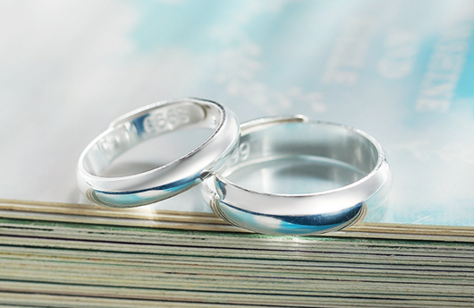 Anillo de Plata Liso y Brillante para Hombre - Image 17