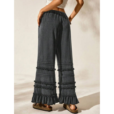 Pantalones Anchos Vintage Efecto Desgastado - Estilo Casual Verano - Image 3