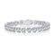 Pulsera de Plata Lujo Diario - Conjunto Elegante con Moissanita Premium y Baño de Platino