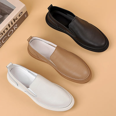 Zapatos Casuales de Cuero Genuino para Hombre - Primera Capa - Image 3