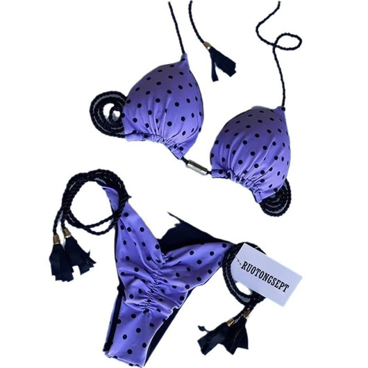 Bikini Tejido a Mano de Cuerda Pura para Playa - Image 6