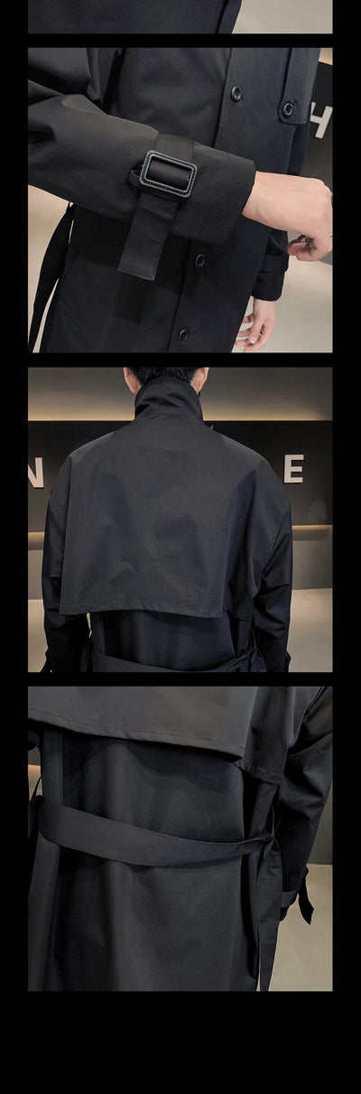 Gabardina Clásica para Hombre Primavera Otoño Elegancia Sofisticada - Image 13