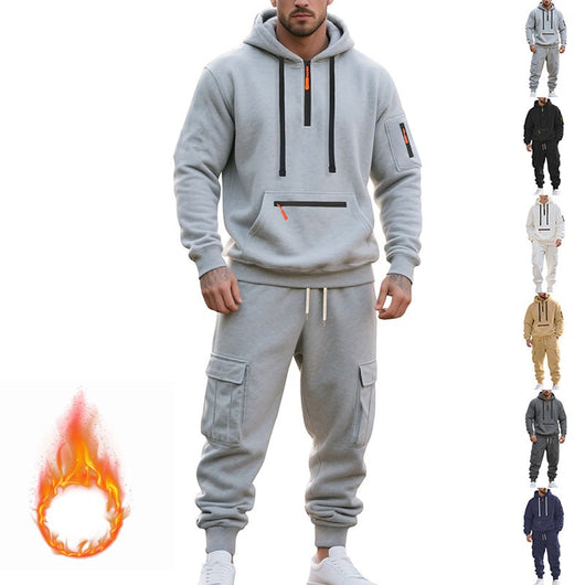 Conjunto de Trabajo Deportivo Holgado para Hombre con Múltiples Bolsillos - Image 8