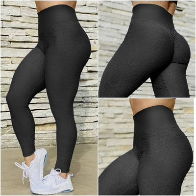 Pantalones Yoga Cintura Alta sin Costuras con Levantador de Glúteos - Image 15