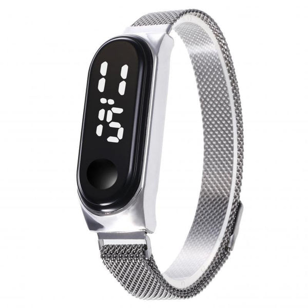 Reloj LED Táctil Magnético Resistente al Agua