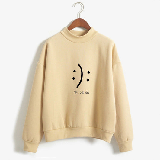 Suéter Smiley Casual Holgado Cuello Redondo para Mujer - Image 13