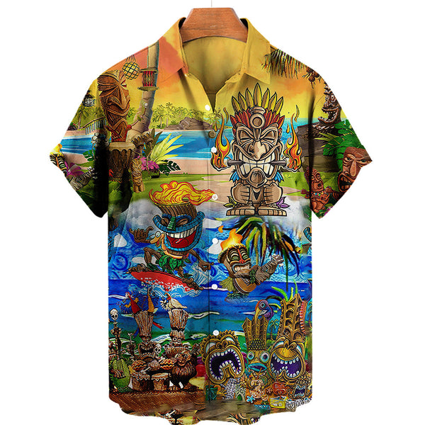 Camisa Estampada para Playa Hombre - Image 24