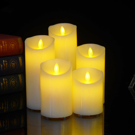 Vela LED Electrónica Navideña con Luz Suave - Decoración Hogareña Confesional