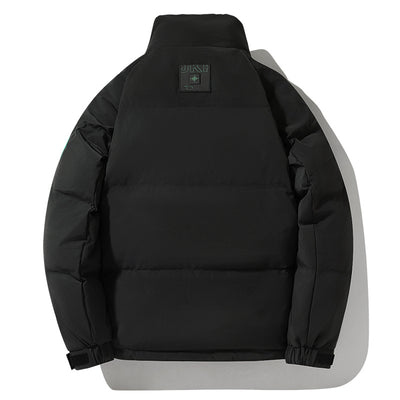 Chamarra Acolchada de Invierno para Hombre con Cuello Alto - Image 6