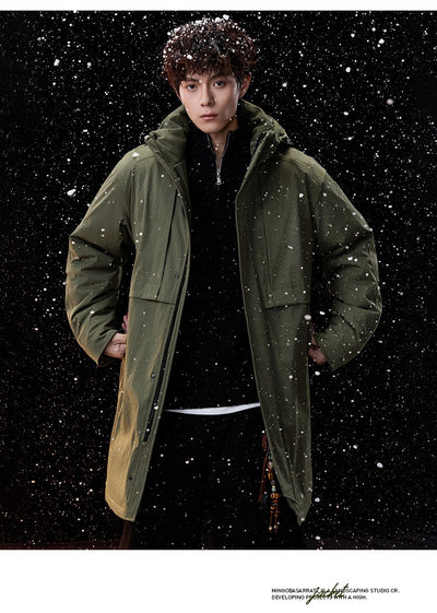 Abrigo Hombre Suelto Impermeable Moderno y Cálido - Image 28