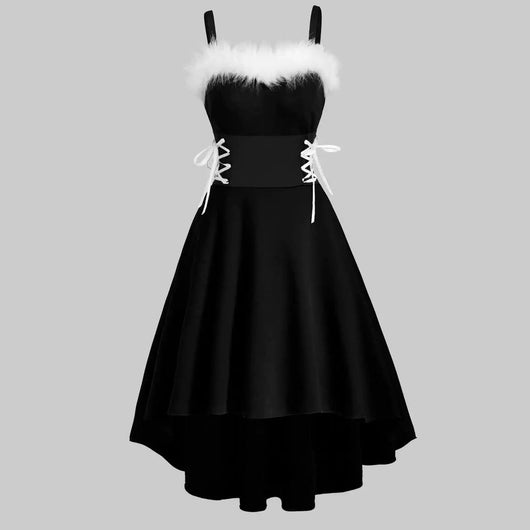 Vestido de Encaje Asimétrico Elegante - Image 11