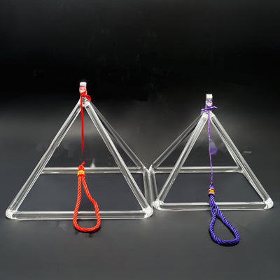Pirámide de Cuarzo Transparente para Yoga - Atril Musical Profesional de Cuatro Esquinas - Image 4