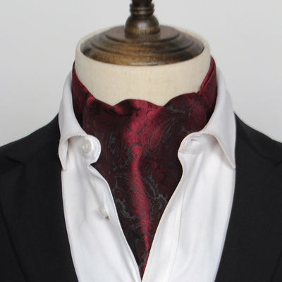 Camisa de Seda Estilo Vintage Británico con Pañuelo - Image 25