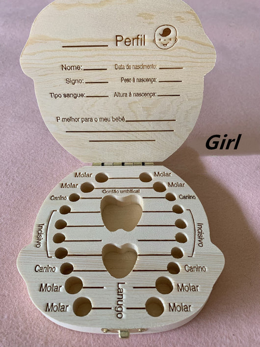 Caja de Madera Organizadora de Dientes para Bebés y Niños - Image 16