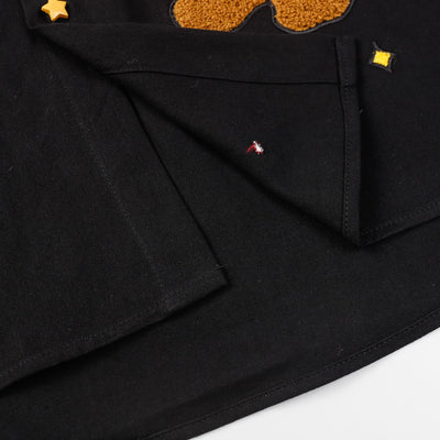Camiseta Manga Larga Holgada con Bordado Cartoon Americano - Image 27