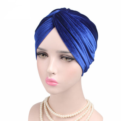 Gorro Bandana Elástico de Terciopelo Otoño Invierno - Image 9