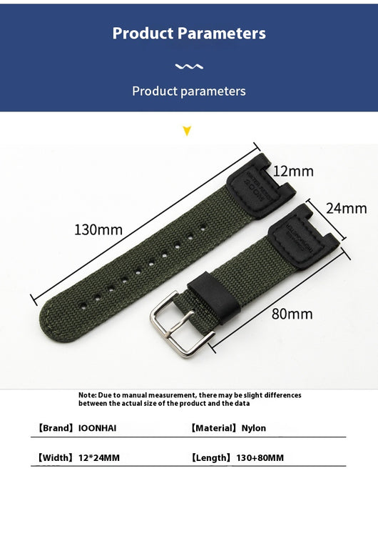 Correa de Reloj Nylon Resistente al Agua con Refuerzo Metálico - Image 14