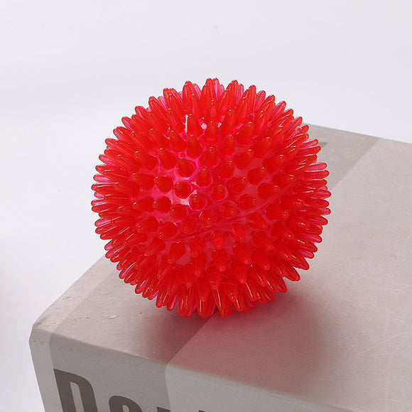 Pelota Sensorial Espinuda con Sonido para Perros
