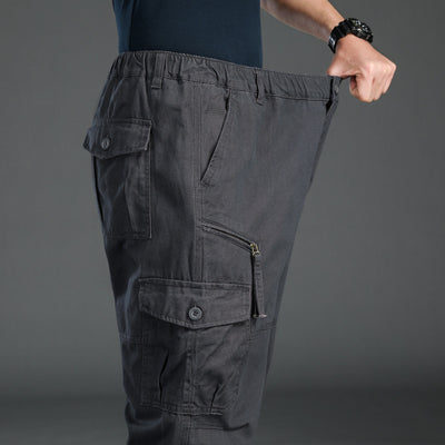 Pantalones Casuales Relajados de Cintura Alta con Aislamiento Térmico para Hombre - Image 2