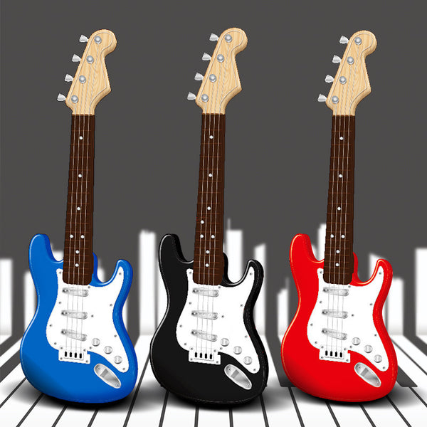 Guitarra Eléctrica de Juguete 4 Cuerdas para Niños Principiantes