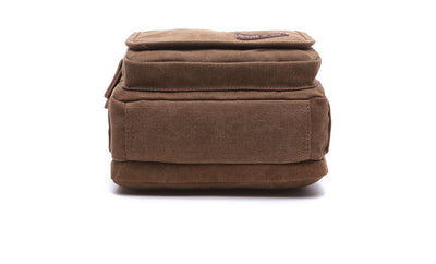 Bolsa Mensajera de Lona para Hombre con Múltiples Compartimentos - Image 9