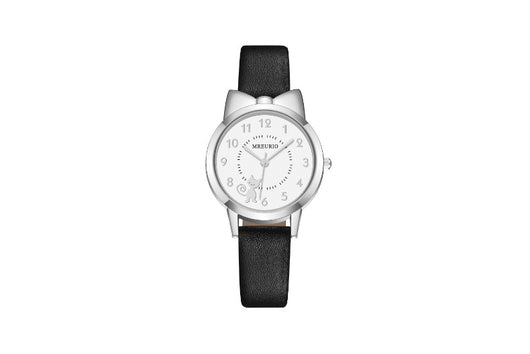 Reloj de Pulsera con Diseño de Gatita Adorable y Moño - Image 13