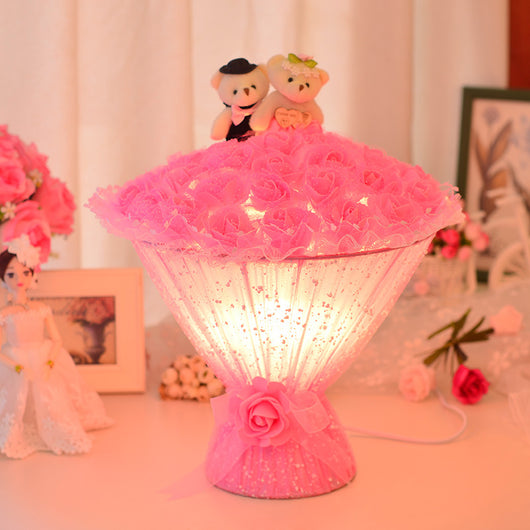 Lámpara Rosa Romántica para Dormitorio - Luz Cálida de Cabecera - Image 10