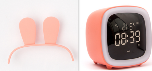 Reloj Despertador Digital con Luz Nocturna, Termómetro y Carga USB para Niños - Image 27