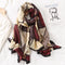 Pañoleta Grande Estilo Coreano Mujer - Foulard Algodón Lino Primavera Otoño