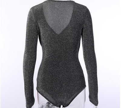 Blusa de Seda Ajustada con Cuello V y Volantes - Elegancia Femenina de Manga Larga - Image 9