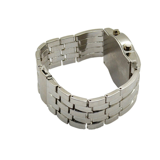 Reloj LED Binario de Acero Inoxidable Doble Fila - Image 21