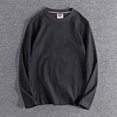 Sudadera Básica Teñida Lavada de Color Sólido - Image 3